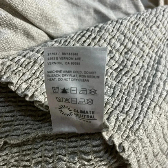 Reformation Scarlett Linen 2 Piece Set - Picture 7 of 12